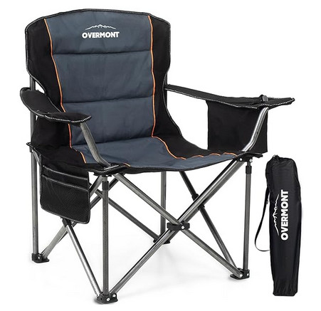 OVERMONT Oversized Camping Folding Chair